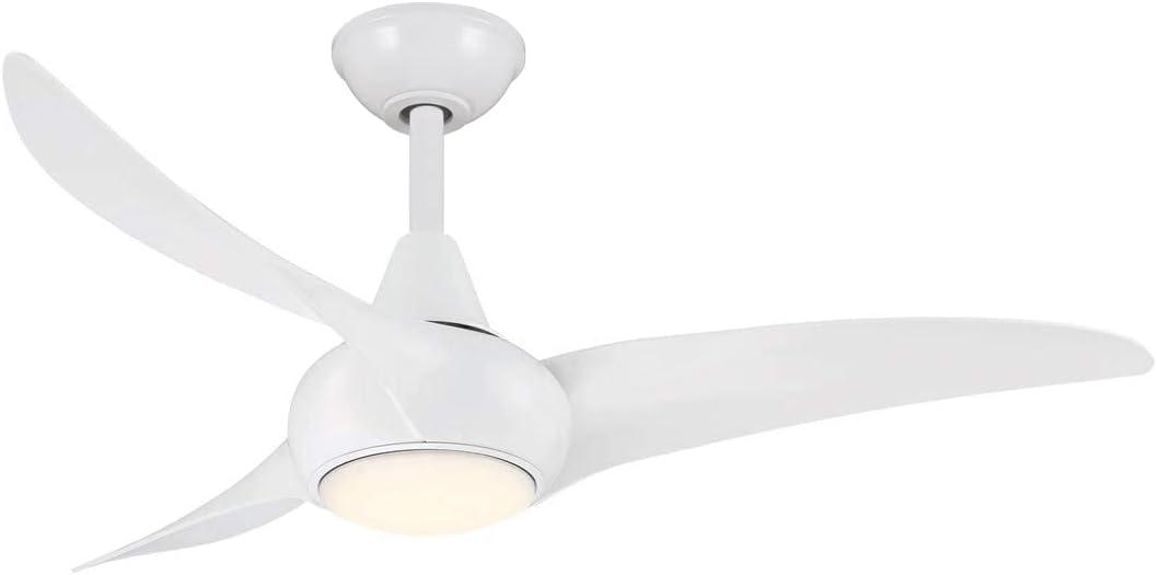 44" 3 - Blade LED Propeller Ceiling Fan with Remote Control and Light Kit Included