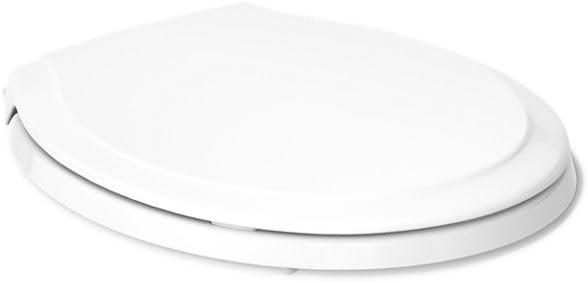 Rutledge Front Quiet-Close with Grip-Tight Bumpers Round Toilet Seat