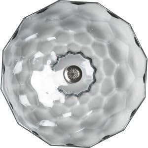 Kohler Briolette, Artist Editions Oval Faceted Glass Bathroom Vessel Sink