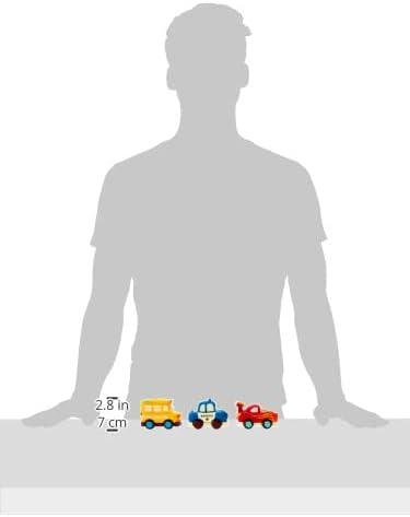 B. Toys - Mini Pull-Back Vehicles Set, Bus &Cars