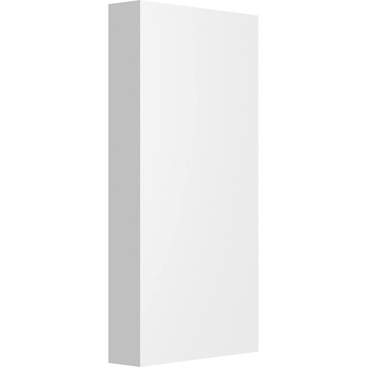 Ekena Millwork Standard Foster Plinth Block with Square Edge