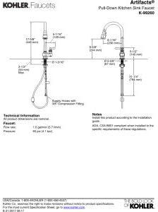 Artifacts Pull Down Bar Faucet