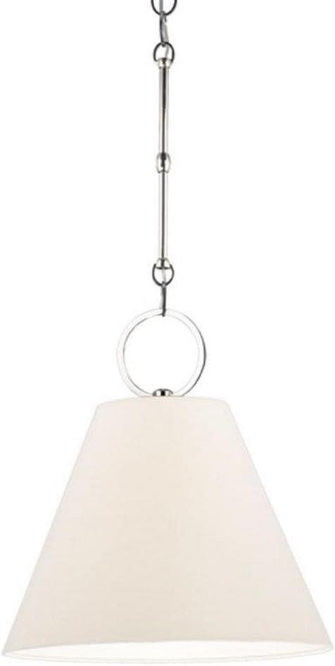 5612-PN-Hudson Valley Lighting-Altamont - One Light Pendant - 12.25 Inches Wide by 12.75 Inches High-Polished Nickel Finish    -Traditional
