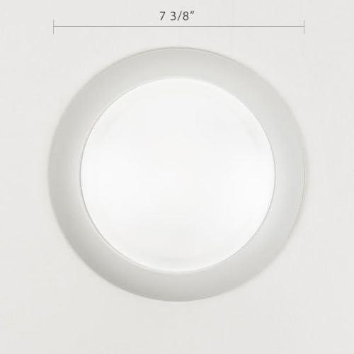 Bronze Glass LED Indoor/Outdoor Flush Mount Light