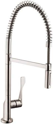 Industrial Stainless Steel Pull-Out Spray Kitchen Faucet