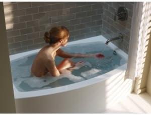 Expanse® 60" x 30" Space-Saving Acrylic Alcove Soaking Bathtub