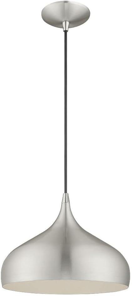 Livex Lighting Amador 1 - Light Pendant in  Shiny White