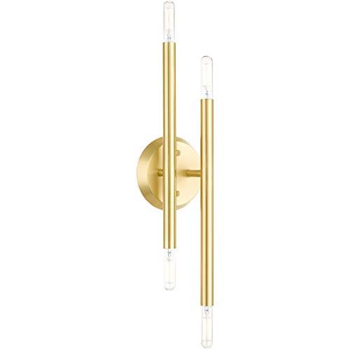 Livex Lighting Soho 4 - Light Wall Light in  Satin Brass
