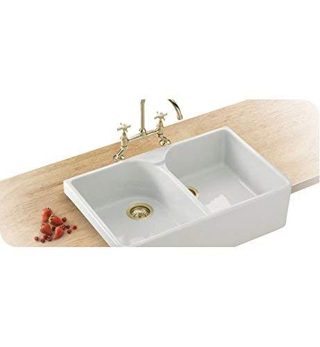 Manor House 32" L x 20" W Double Basin Dual Mount Kitchen Sink