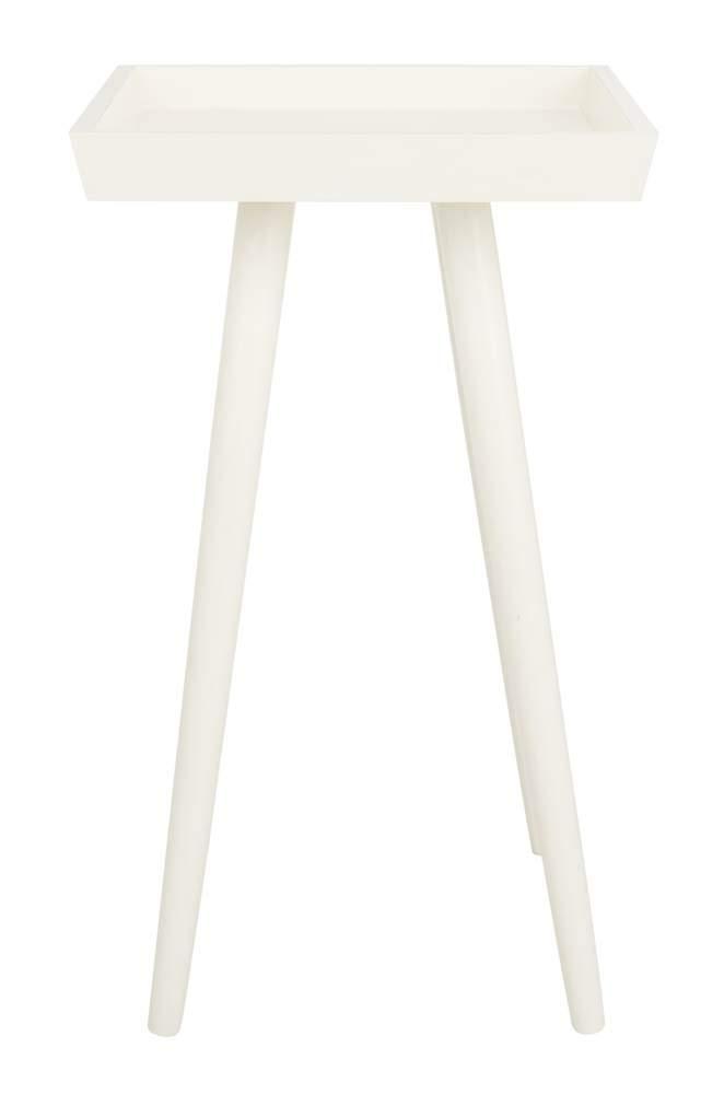 George Oliver Corlien Solid Wood Tray Top End Table