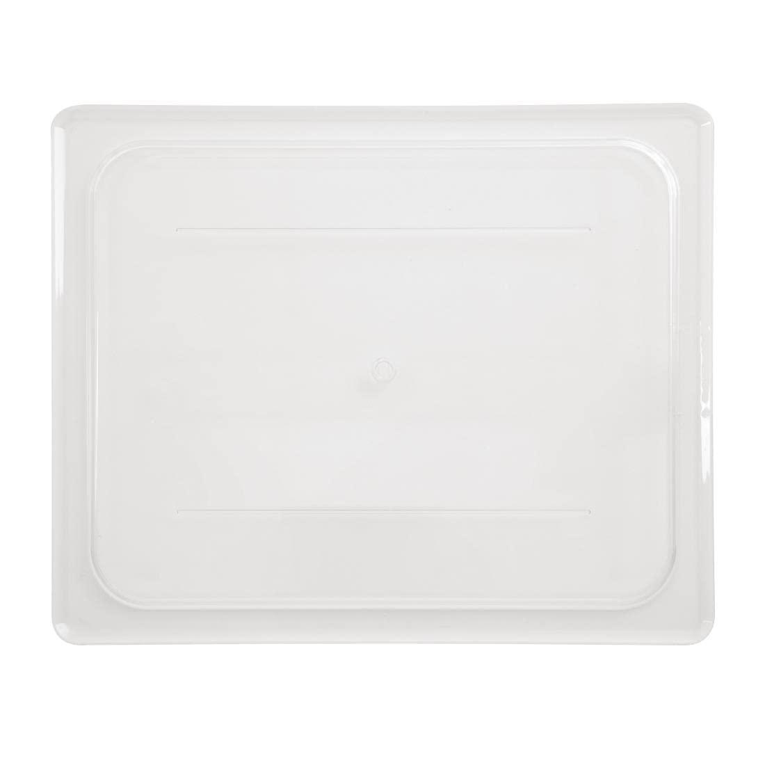Food Pan Lid 1/2 CamwearÂ® Flat Clear