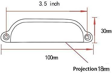 Montrose Collection 3-9/16 in. (90 mm) Classic Chrome Cabinet Cup Pull