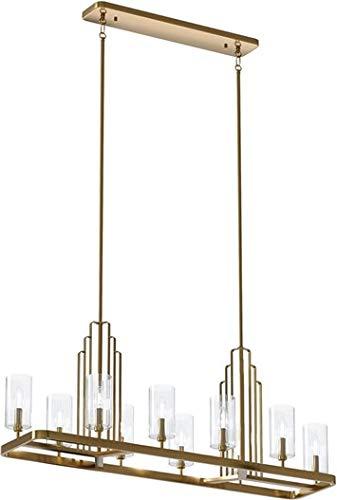 Kichler Lighting Kimrose 10 - Light Chandelier in  Brushed Natural Brass