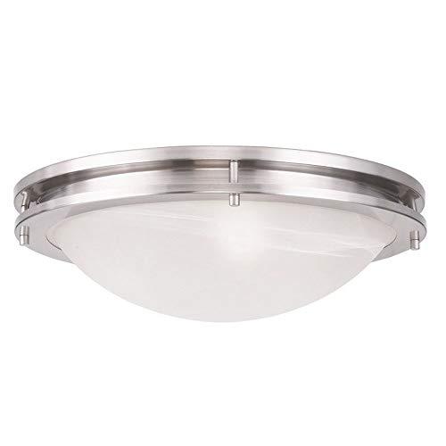 Livex Lighting Ariel 3 - Light Flush Mount in  Brushed Nickel