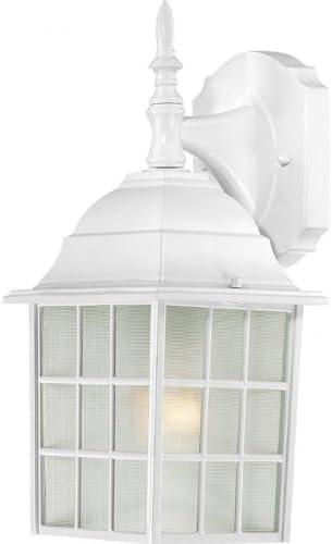 White Dimmable Outdoor Lantern Wall Mount