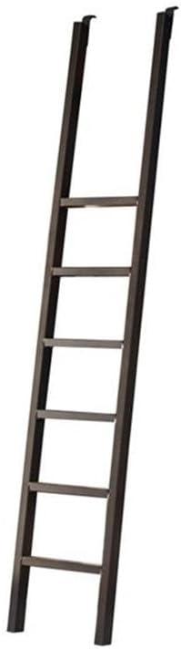 Toulouse Metal Ladder for Bookcase Black - Martin Furniture: No Assembly, 6 Rungs, 90" Height