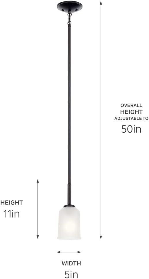 Kichler Lighting Shailene 1 - Light Pendant in  Black
