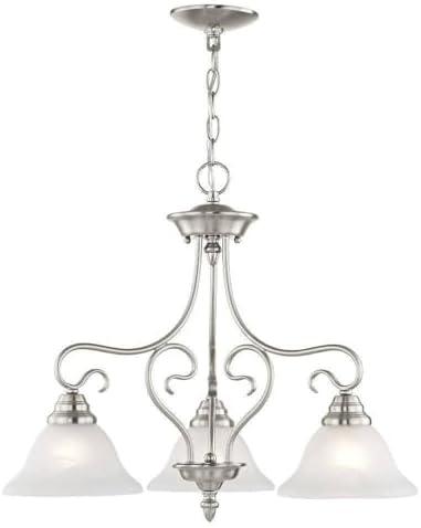 Livex Lighting Coronado 3 - Light Chandelier in  Brushed Nickel