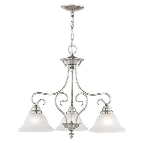 Livex Lighting Coronado 3 - Light Chandelier in  Brushed Nickel