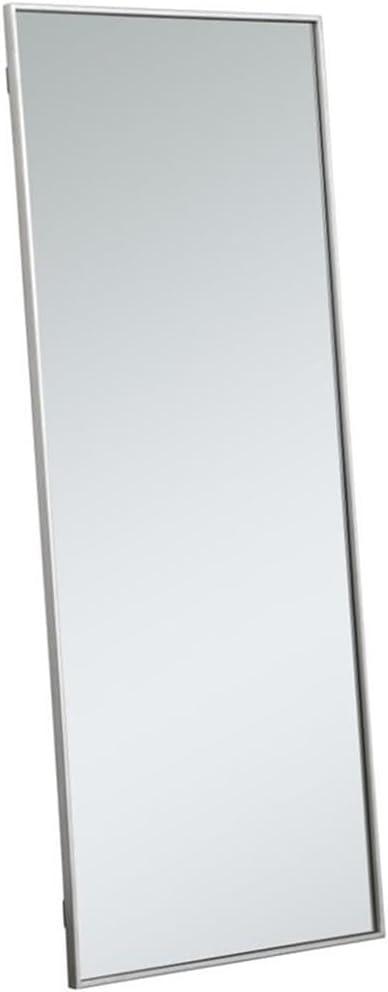 Metal frame rectangle mirror 24 inch in Sliver