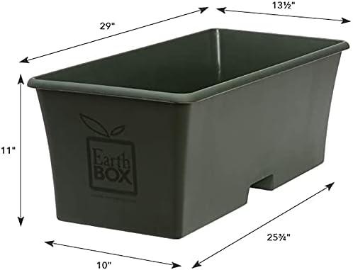 Novelty EarthBox Beginner Friendly, Self-Watering Growing System Garden Kit, Natural, Dark Green