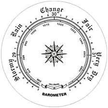 Ambient Weather WS-GL032 Porthole Collection Weather Center with Thermometer, Hygrometer, Barometer