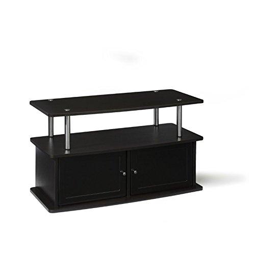 Convenience Concepts Designs2Go" TV Stand with Two Cabinets, for TVs up to 36", Black