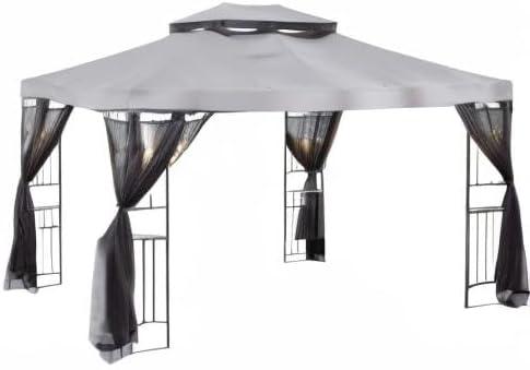 Garden Winds Replacement Canopy Top Cover Compatible with The 10x12 Easy Assembly Gazebo - Riplock 350