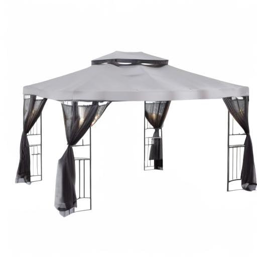 Garden Riplock 350 10ft x 12ft Slate Gray Top Cover Outdoor Canopy