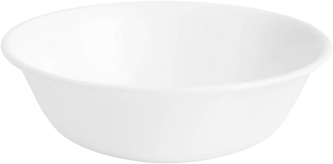 Chip Resistant Winter Frost White 6-Piece Soup/Cereal Bowl Set   Microwave Safe