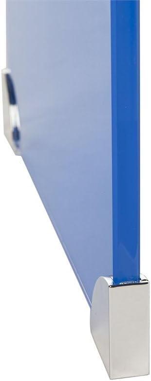 Crysta Ombre Glass Console Table - Clear/Blue - Safavieh