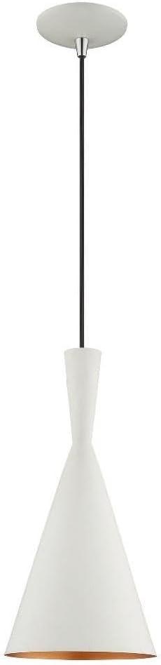 Livex Lighting Waldorf 1 - Light Chandelier in  White