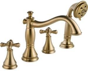 Cassidy Deck Mounted Roman Tub Faucet Trim with Diverter