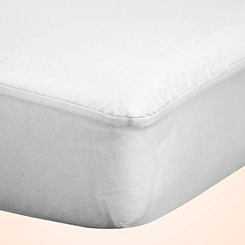 Sealy Baby Sealy Baby Allergy Protect Antimicrobial Waterproof Fitted Baby Crib Mattress Protector Pad, Crib Mattress Pad Topper, 52" x 28" - White
