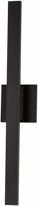 24 Inch 13W 2 Led Outdoor Wall Sconce-Black Finish Et2 Lighting E41343-Bk
