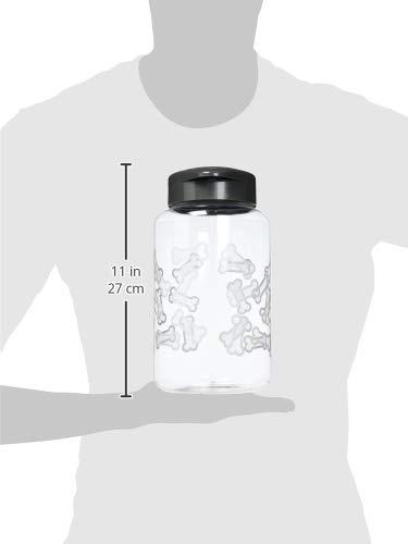 Lixit Dog Large Treat Jar, Dark Gray, 128 oz.