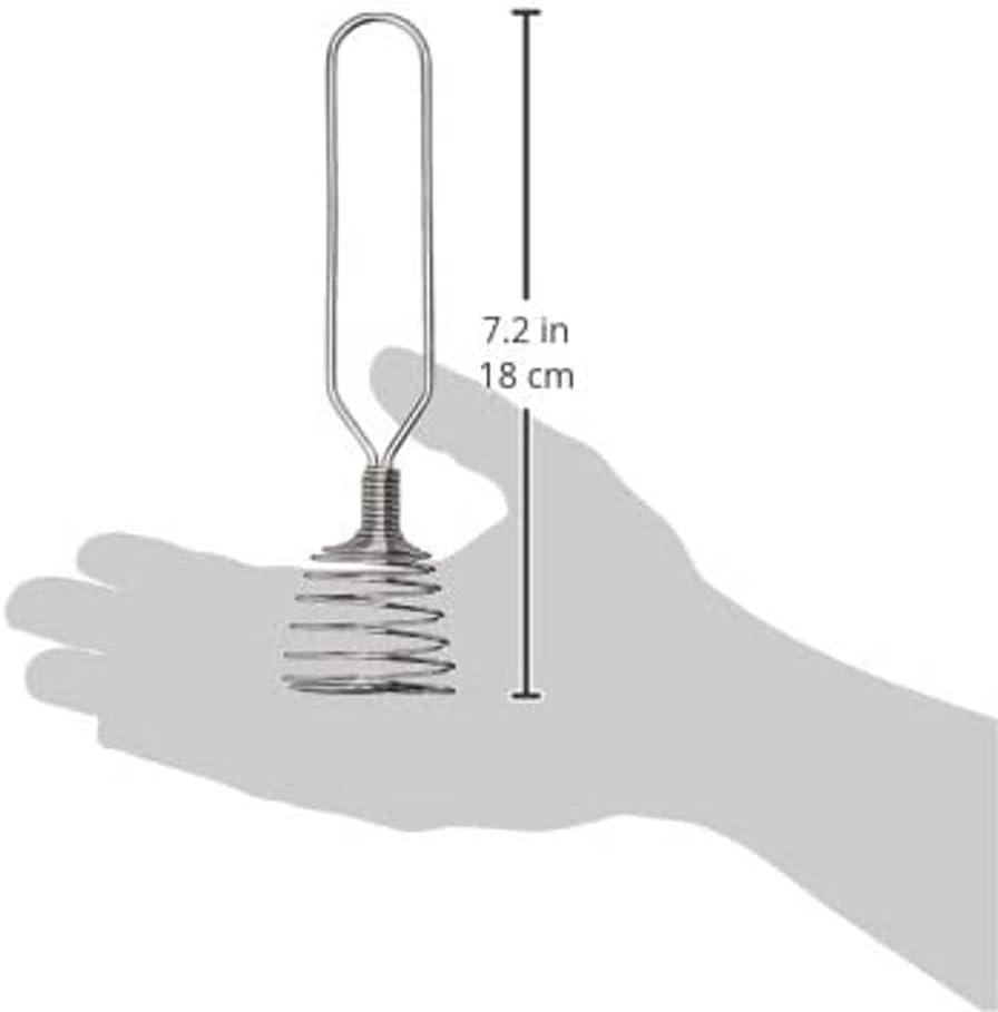 Stainless Steel 7-Inch Spring Coil Whisk for Mixing