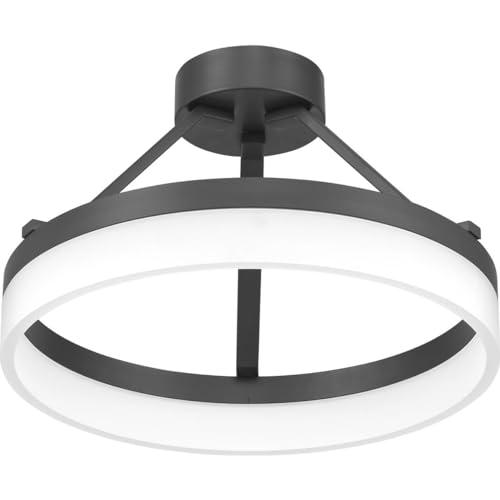 Cohen Halo Glow LED Semi-Flush Mount in Oil-Rubbed Bronze