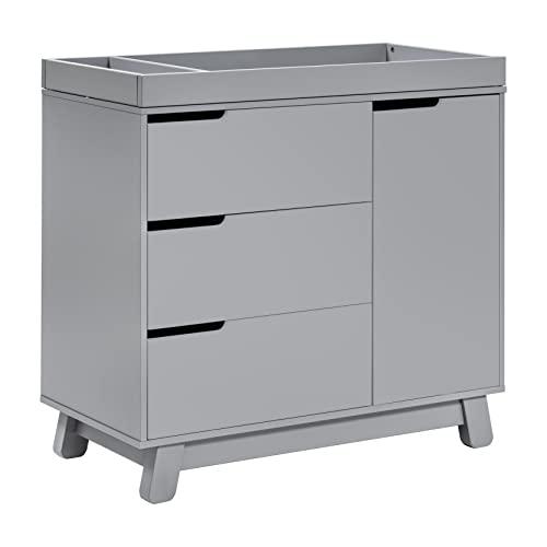 Hudson Modern 3-Drawer GreenGuard Certified Dresser with Changing Table