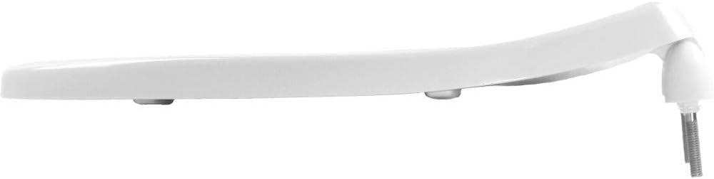 Bemis Toilet Seat,Elongated Bowl,Open Front 1655SSCT