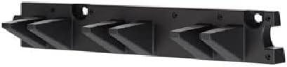 Black Resin Wall-Mounted Tool Hanger with 60 lb Capacity