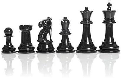 MegaChess 8" Tall Oversized Chess Set with Vinyl Roll-up Board