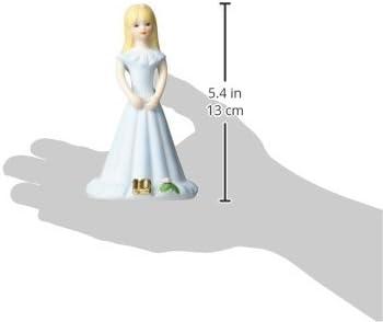 Growing Up Birthday Girls Blonde Age 10 Figurine 5.3in H