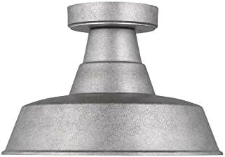 Fisher Outdoor Flush Mount - White / 12"Dia