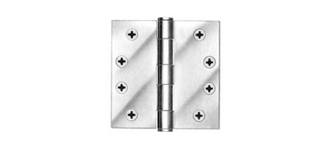 Prime Coated 4.5x4.5 Inch Steel Door Hinges Set of 3