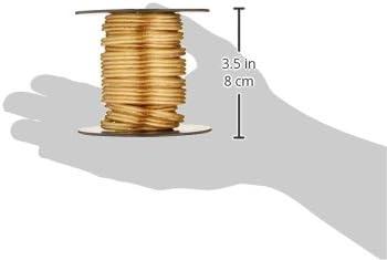 25 ft Gold PVC Stranded Lamp Cord
