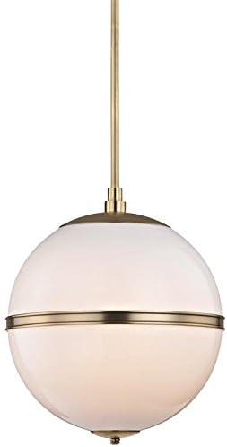 Crystorama Lighting Truax 3 - Light Pendant in  Aged Brass