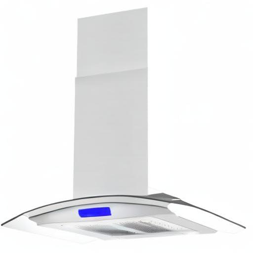 Cosmo 30 in. Ducted Island Range Hood in Stainless Steel with LED Lighting and Permanent Filters