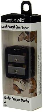 wet n wild Dual Pencil Sharpener Dual-Pencil Eyeliner Pencil Sharpener | Convenient | Essential Tool | Sharpens | Easy To Clean | Travel-Friendly | Compact