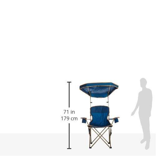 Quik Shade Max Shade High and Wide Folding Camp Tilt UV Sun Protection Canopy Chair
